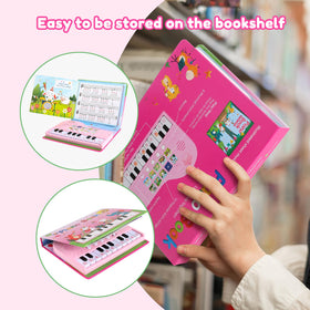 Quimsity piano book durable safe plastic for everyday play.