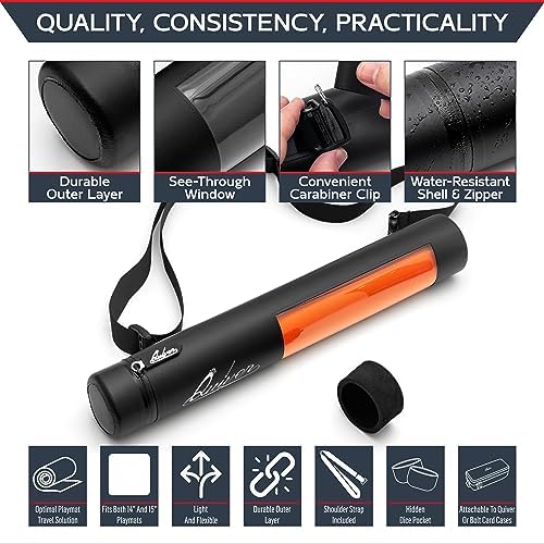 Orion Playmat Tube see-through window showing mat inside for quick checks