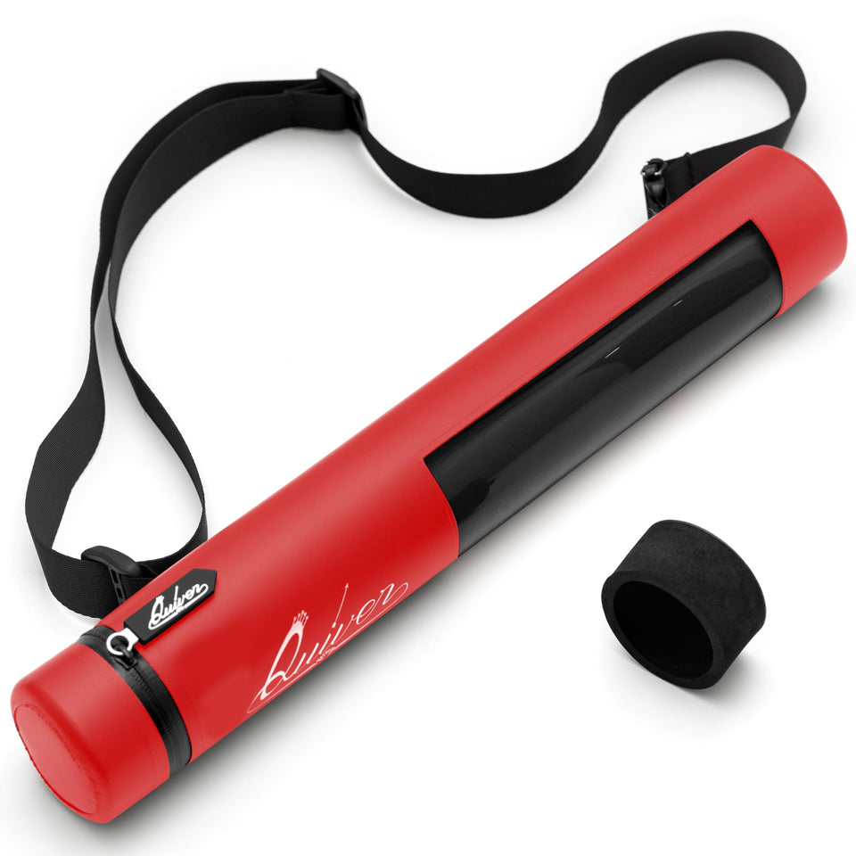 Quiver Time Red XL Orion playmat tube with waterproof zipper for dry mats