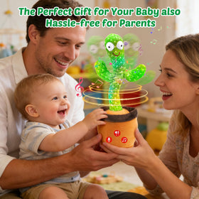 Qularlans dancing cactus toy recording your voice for fun play.