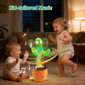 Qularlans cactus toy offers adjustable volume for different environments.