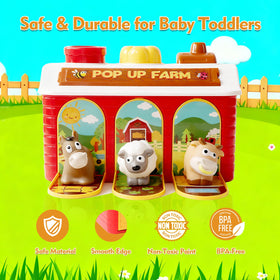 Quliwise musical farm toy makes a thoughtful gift for 12-18 months