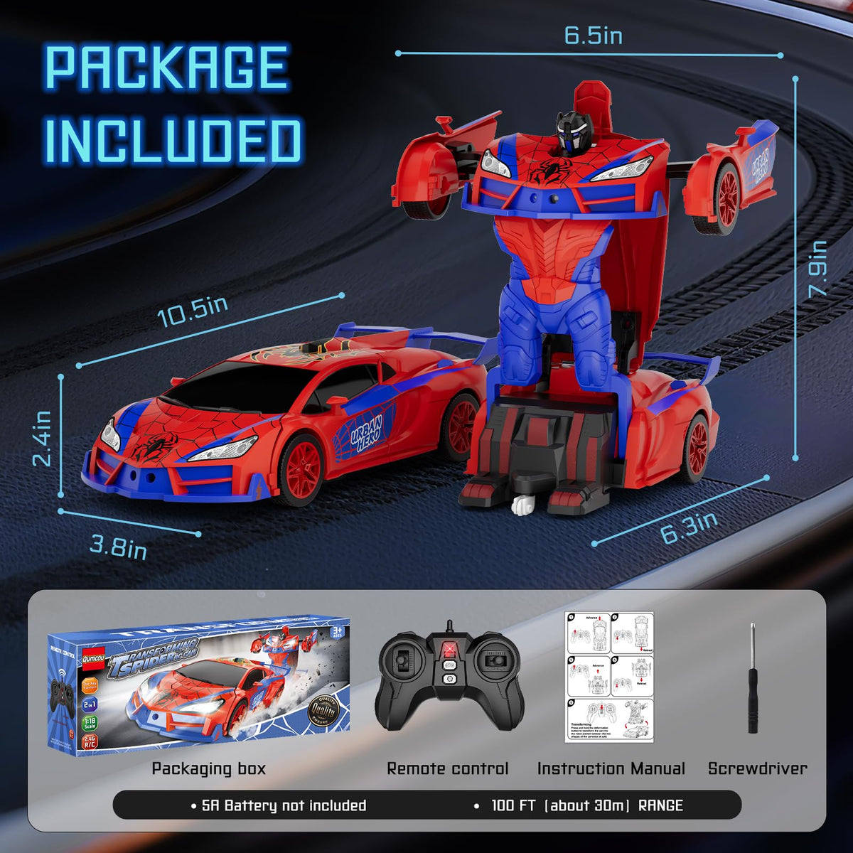 Qumcou Spider gift-ready packaging for birthdays and holidays