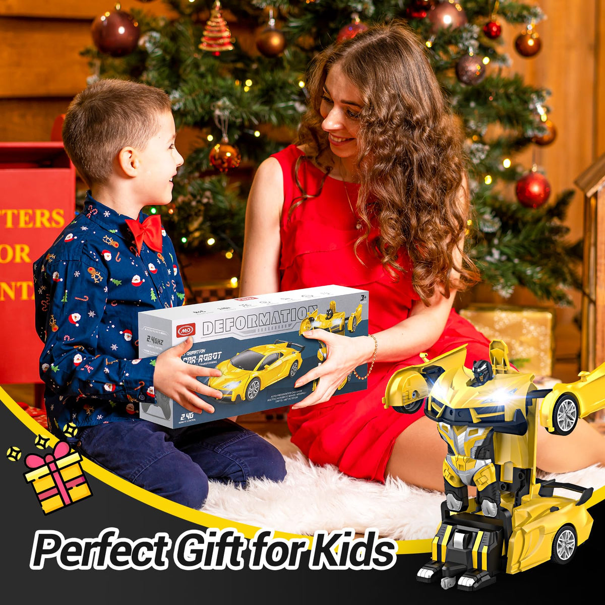 Qumcou Transform RC Car easy remote control setup for quick fun.