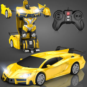 Qumcou Transform RC Car gift box makes a ready present option.