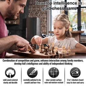 QUMMFA magnetic-chess-pieces provide stable play on the move