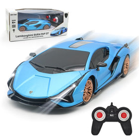 QUN XING Lamborghini Sian RC car gift-ready packaging boosts gifting appeal.