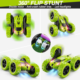 QUNREDA RC car with durable ABS tires for indoor and outdoor grip