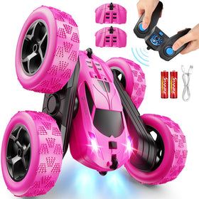 QUNREDA Rose RC car body ready for action indoors and outdoors.
