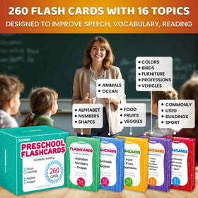 QUOKKA 260 flash cards numbers for counting and number sense.