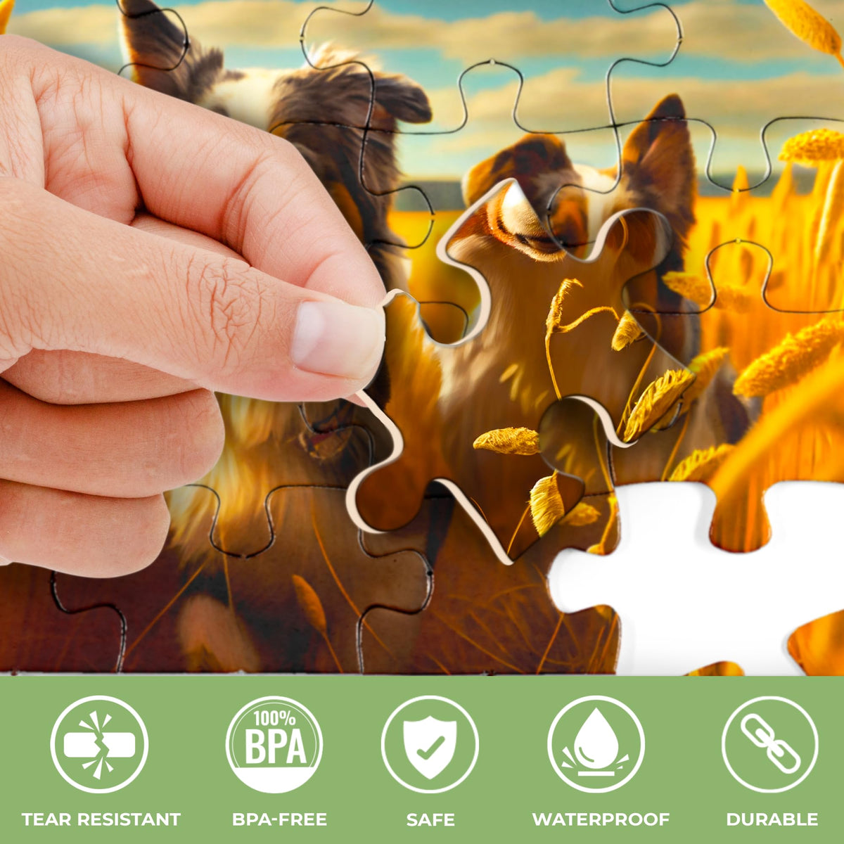 QUOKKA puzzle: large-piece design simplifies handling for dementia-friendly play.