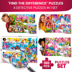 QUOKKA mermaids puzzle: vibrant scenes spark imaginative play.