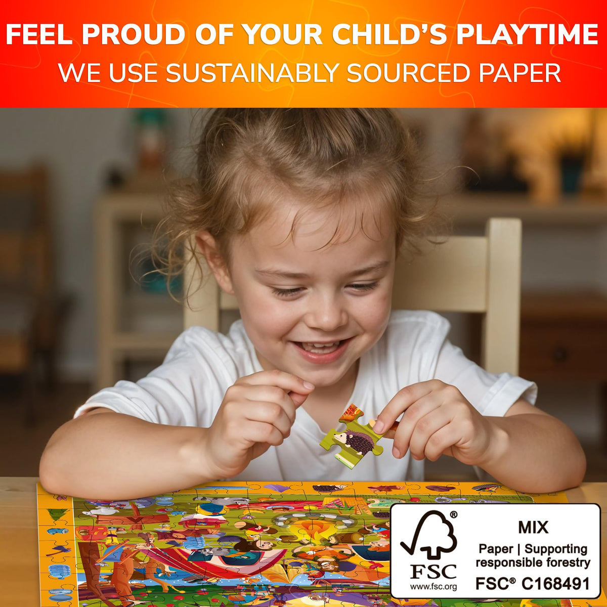 QUOKKA 4-in-1 colorful pieces reveal vibrant visuals for learning through play