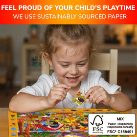 QUOKKA 4-in-1 colorful pieces reveal vibrant visuals for learning through play