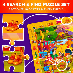 QUOKKA 4-in-1 toy store scene puzzle invites exploration and problem-solving