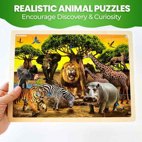 QUOKKA 4SET puzzles farm-life: colorful farm scenes inspire imaginative play.