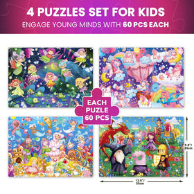 QUOKKA fairy tale heroes glow puzzle invites cozy storytelling nights.