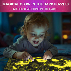QUOKKA mermaids glow puzzle reveals underwater magic as lights fade.