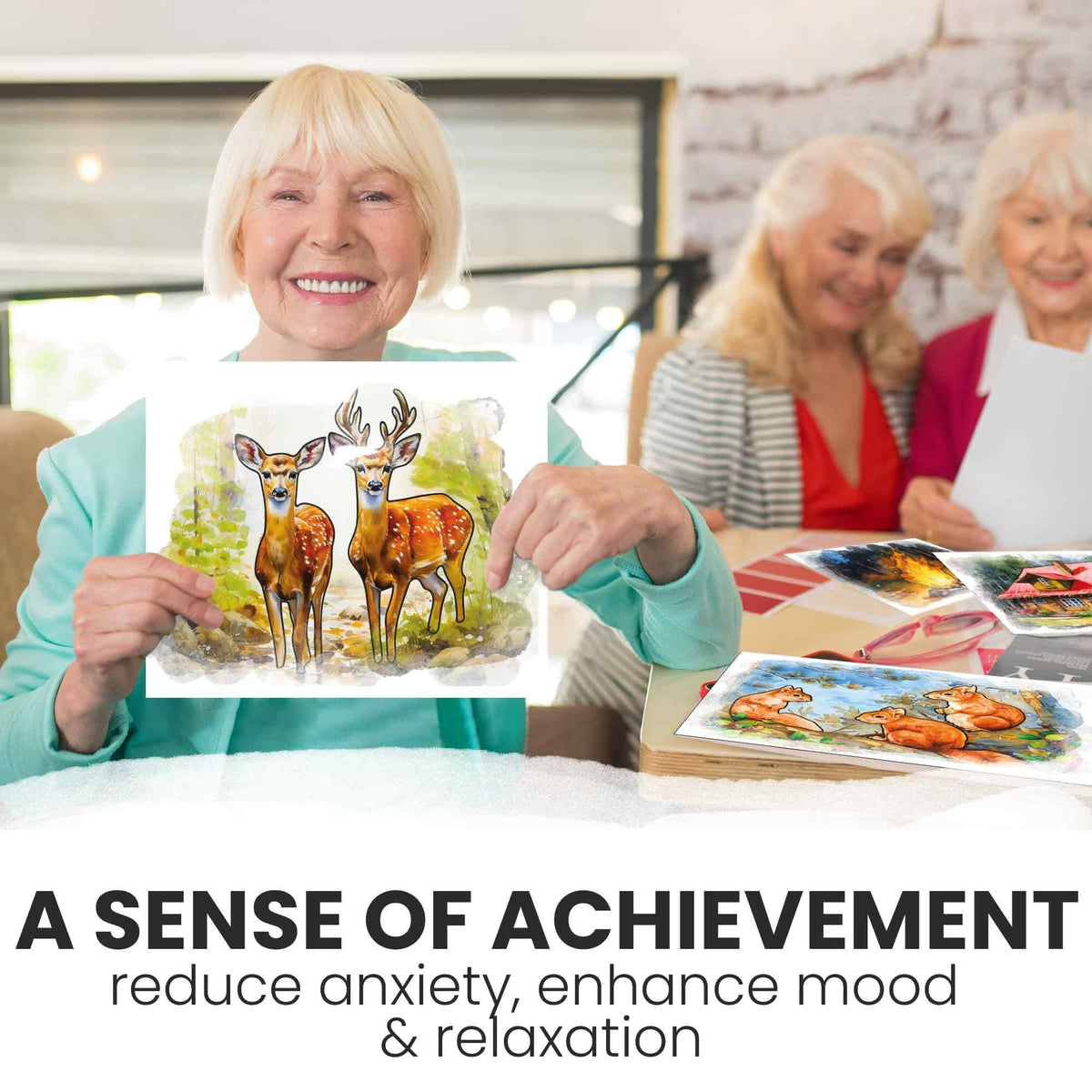 QUOKKA Alzheimer's-friendly crafts provide engaging, mess-free pastime options.