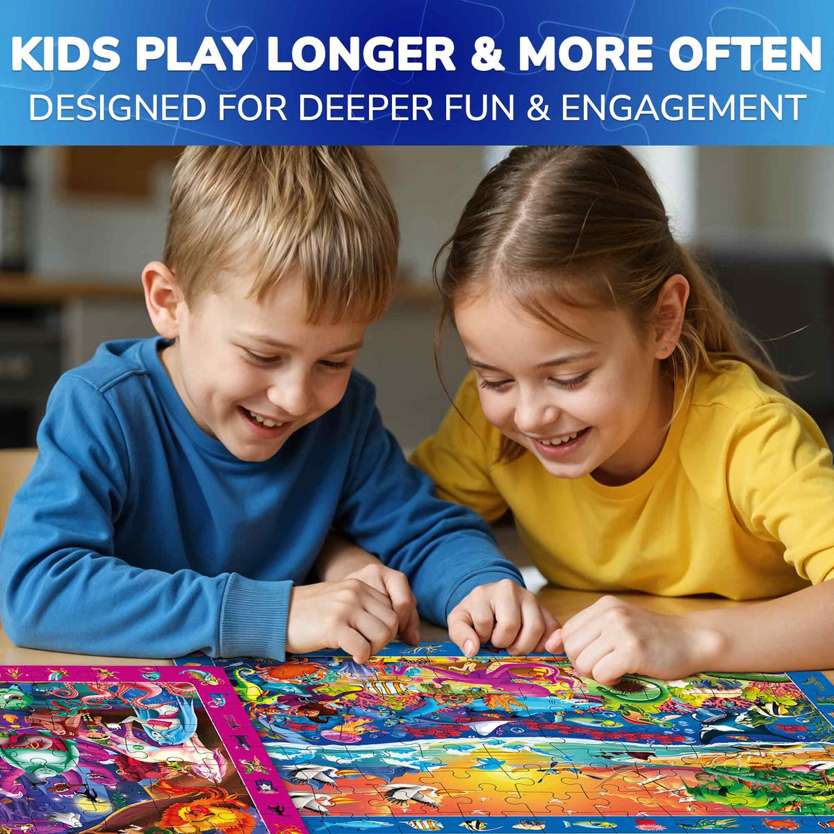 QUOKKA animals and dinosaurs puzzle detail supports observational skills in kids