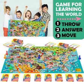 QUOKKA question cards 120 offer engaging geography challenges for players