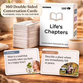 QUOKKA Conversation Cards Echoes theme reminds of childhood traditions.
