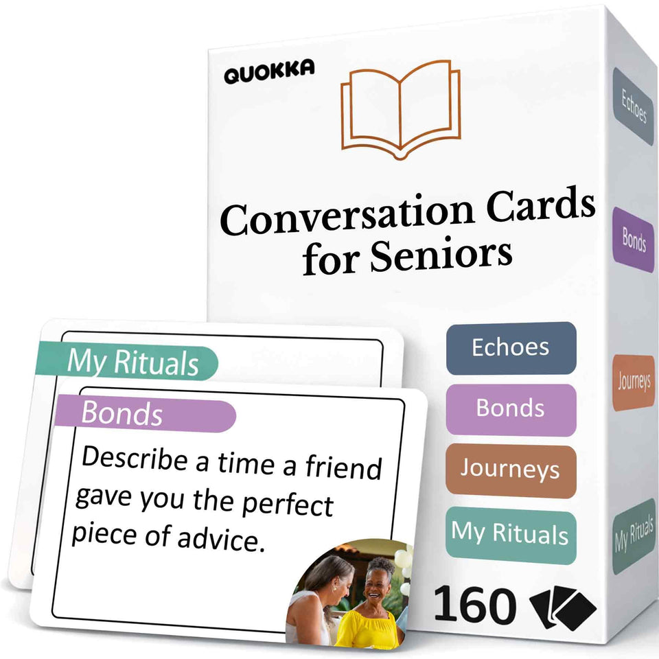 QUOKKA Conversation Cards Bonds theme invites memories and connection.