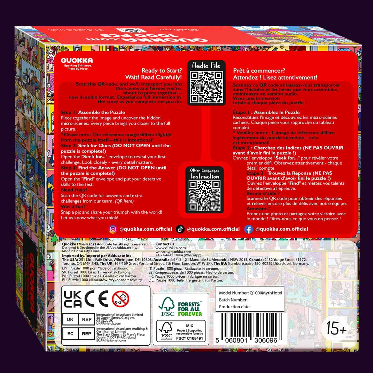 Quokka FSC-certified packaging supports eco-friendly puzzle enjoyment