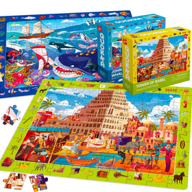 QUOKKA educational Bible puzzles for kids introduce stories gently