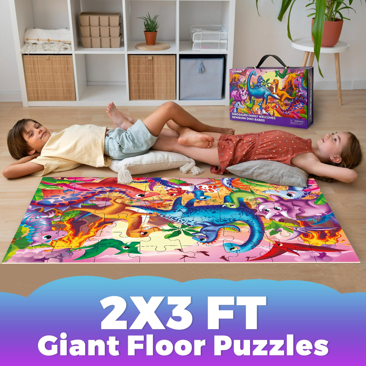 QUOKKA educational puzzle ages 3-5—colorful scenes spark curiosity and storytelling.