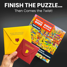 QUOKKA Egyptian Gods puzzle hidden envelopes hint at extra temple quests.