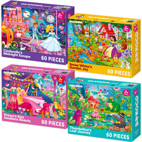 QUOKKA fairy tale puzzle packaging shows eco-friendly gift-ready presentation.
