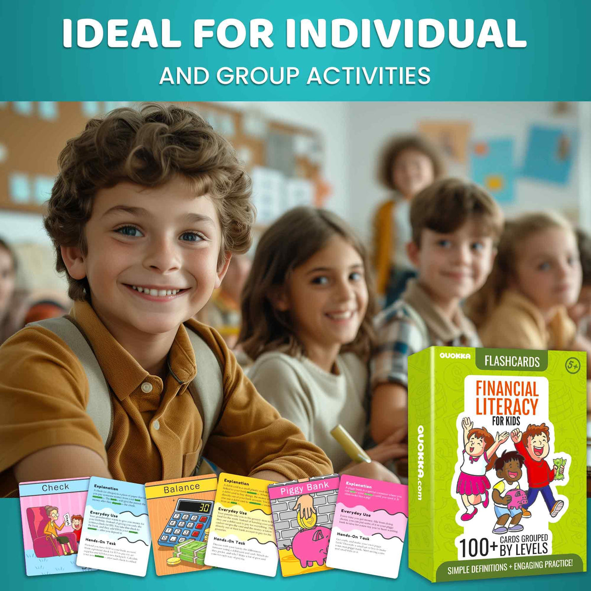 QUOKKA timed challenge cards add excitement and quick decision practice