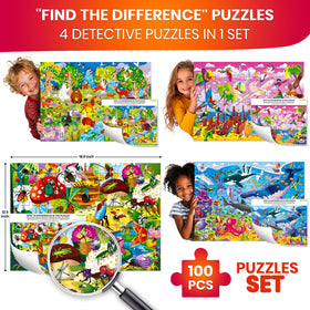 QUOKKA forest animals puzzle depicts lively wildlife for imaginative play.