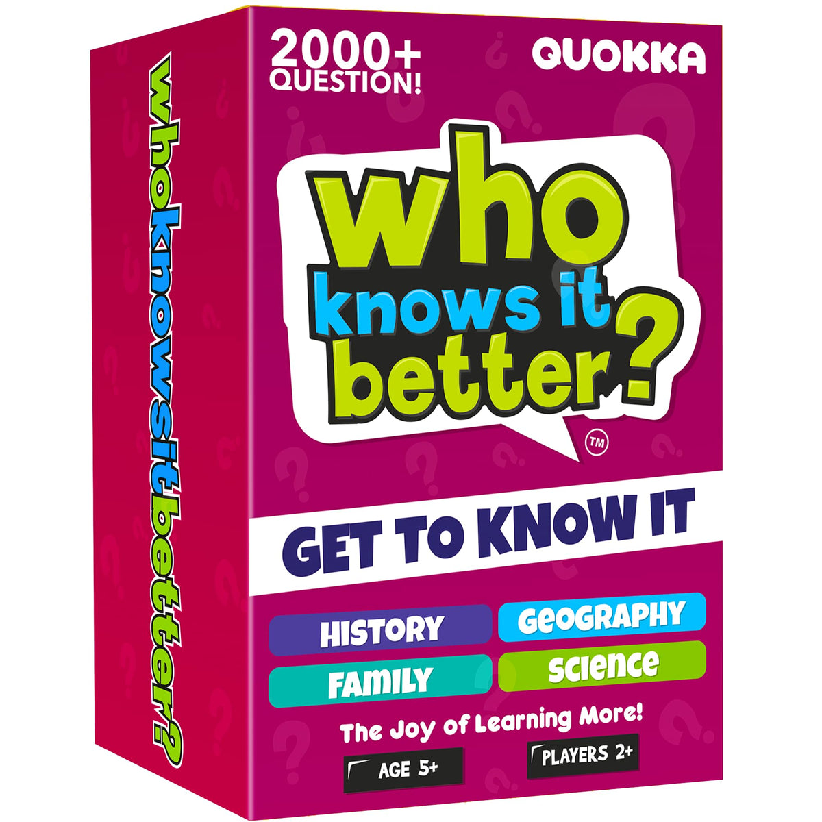 QUOKKA four-in-one set with cards on the table for game night