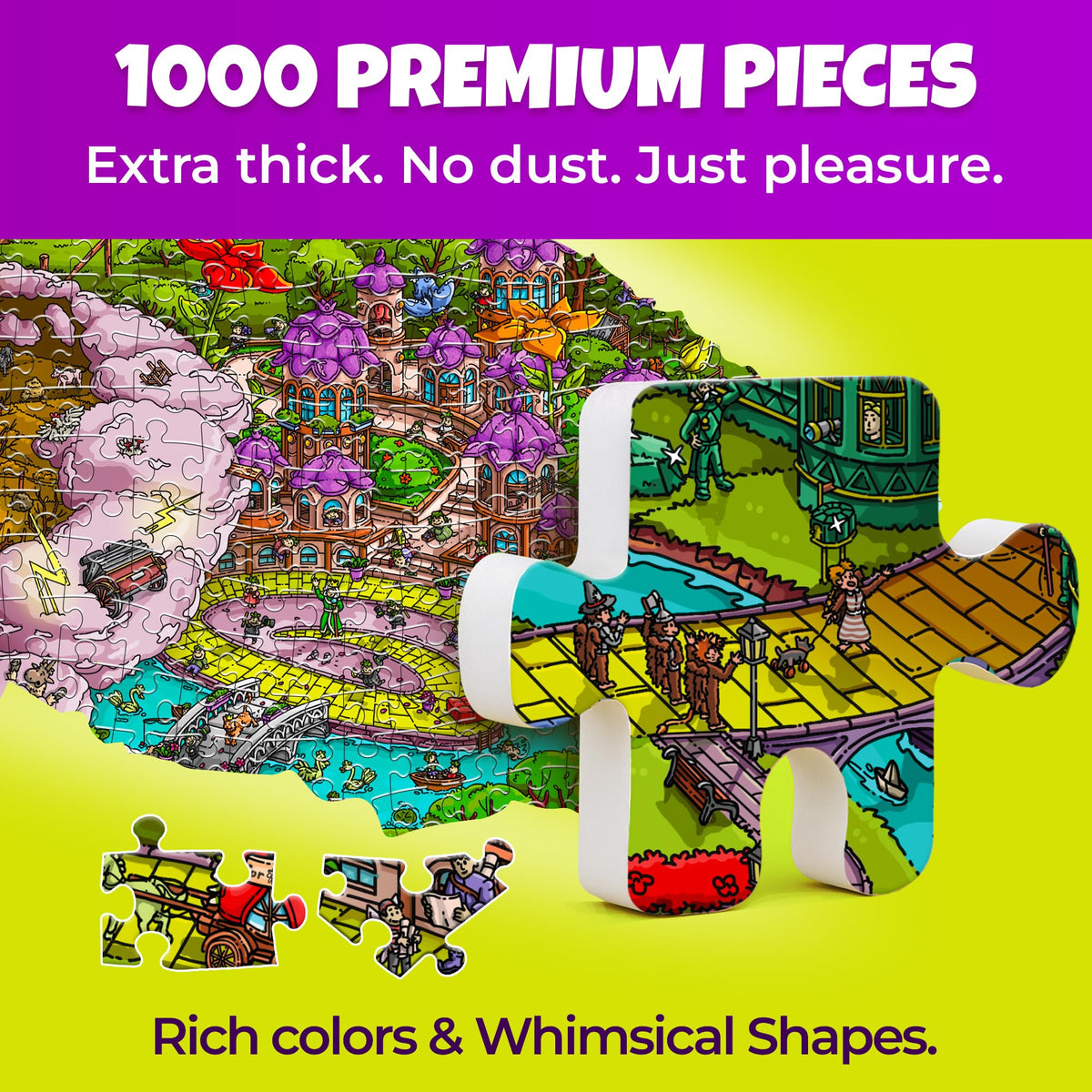 QUOKKA FSC-certified eco puzzle supports mindful, screen-free leisure.