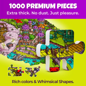QUOKKA FSC-certified eco puzzle supports mindful, screen-free leisure.