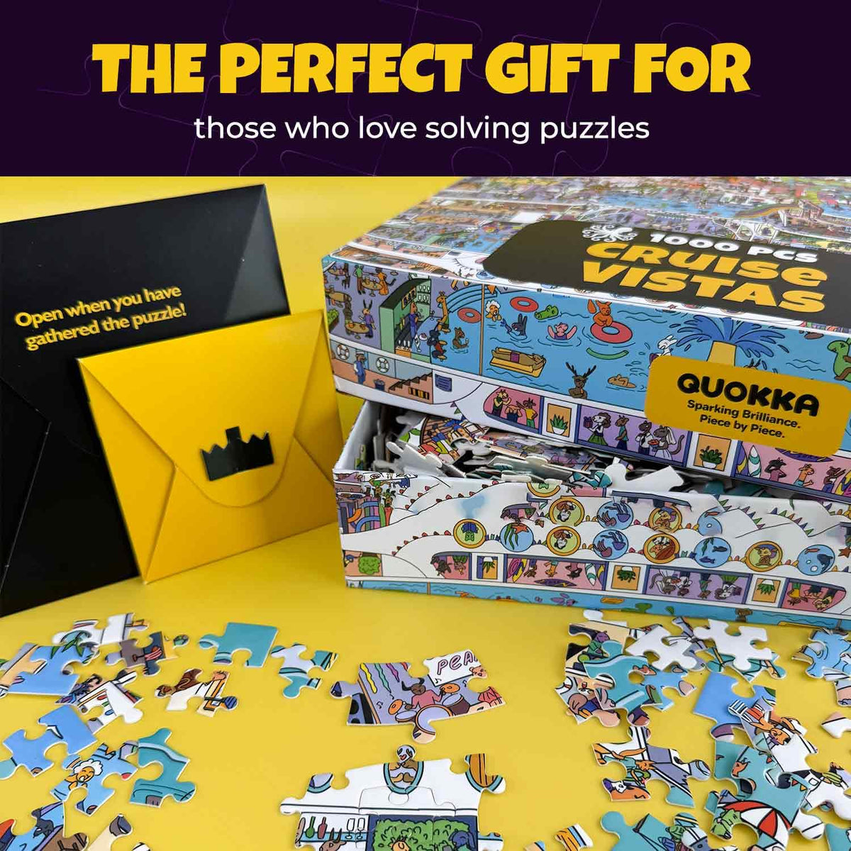 QUOKKA FSC-certified materials underline sustainable fun with responsible puzzling.