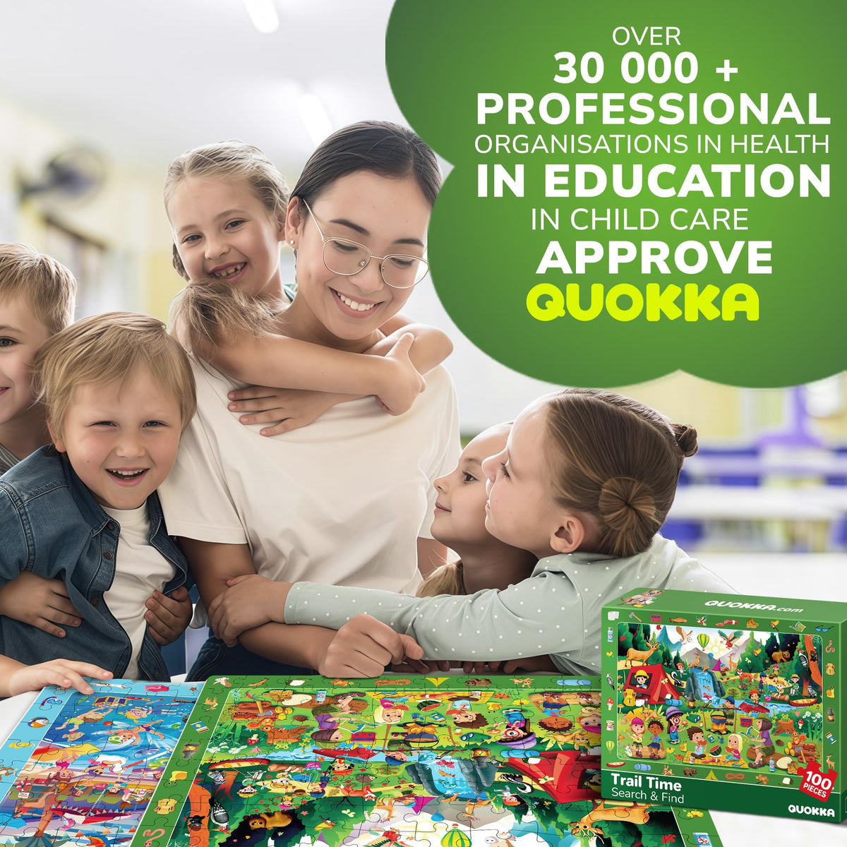 QUOKKA high-detail artwork promotes longer engagement for kids.