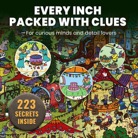 QUOKKA interlocking twice-thick pieces shown for sturdy, satisfying puzzling sessions
