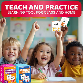 Quokka jumbo math flashcards set designed for clear visibility and hands-on learning