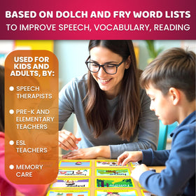 QUOKKA jumbo flash cards offer large print for easy reading practice