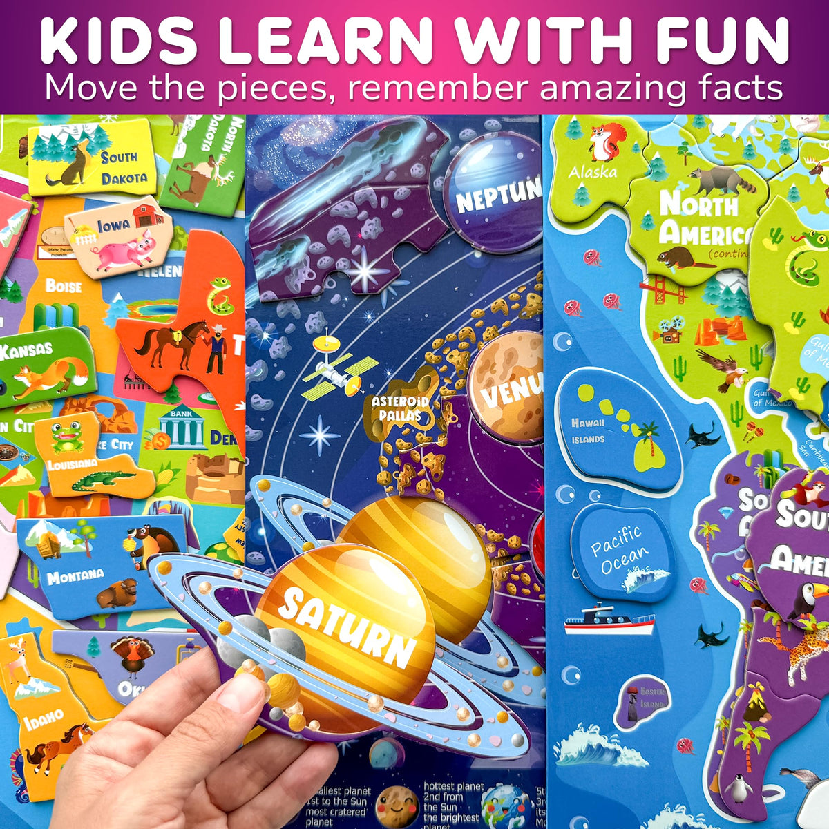 QUOKKA durable magnetic pieces for safe, kid-friendly play