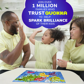 QUOKKA travel-friendly puzzle set supports learning on car and plane rides