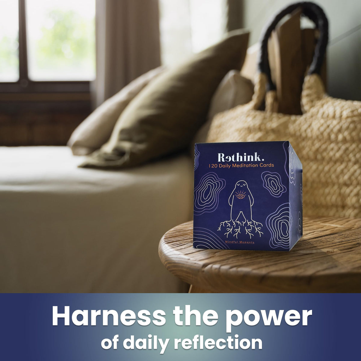 QUOKKA Meditation Cards relaxation gift set for women.