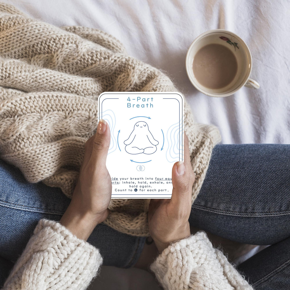 QUOKKA Meditation Cards stress relief prompts for calmer moments.