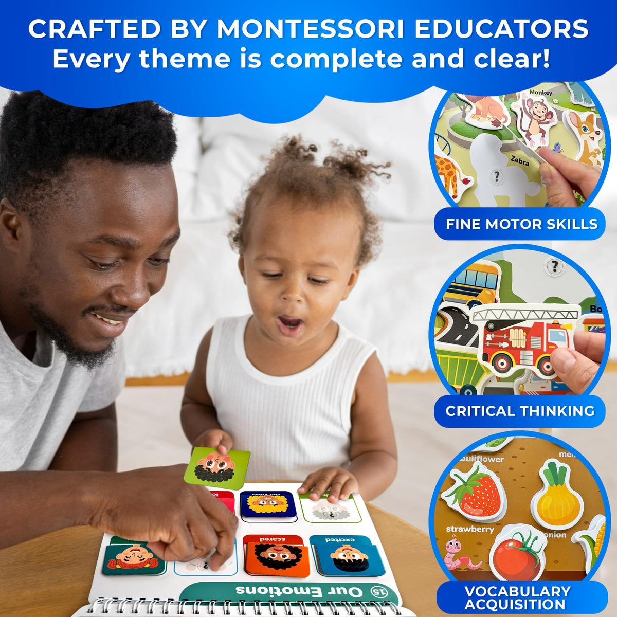 Alphabet activity page with bright letters for early literacy