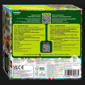 Quokka Norse Gods eco-friendly materials tag signaling sustainable puzzle production.