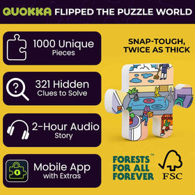 QUOKKA 1000-piece close-up of vibrant ship deck scene aids immersive solving.