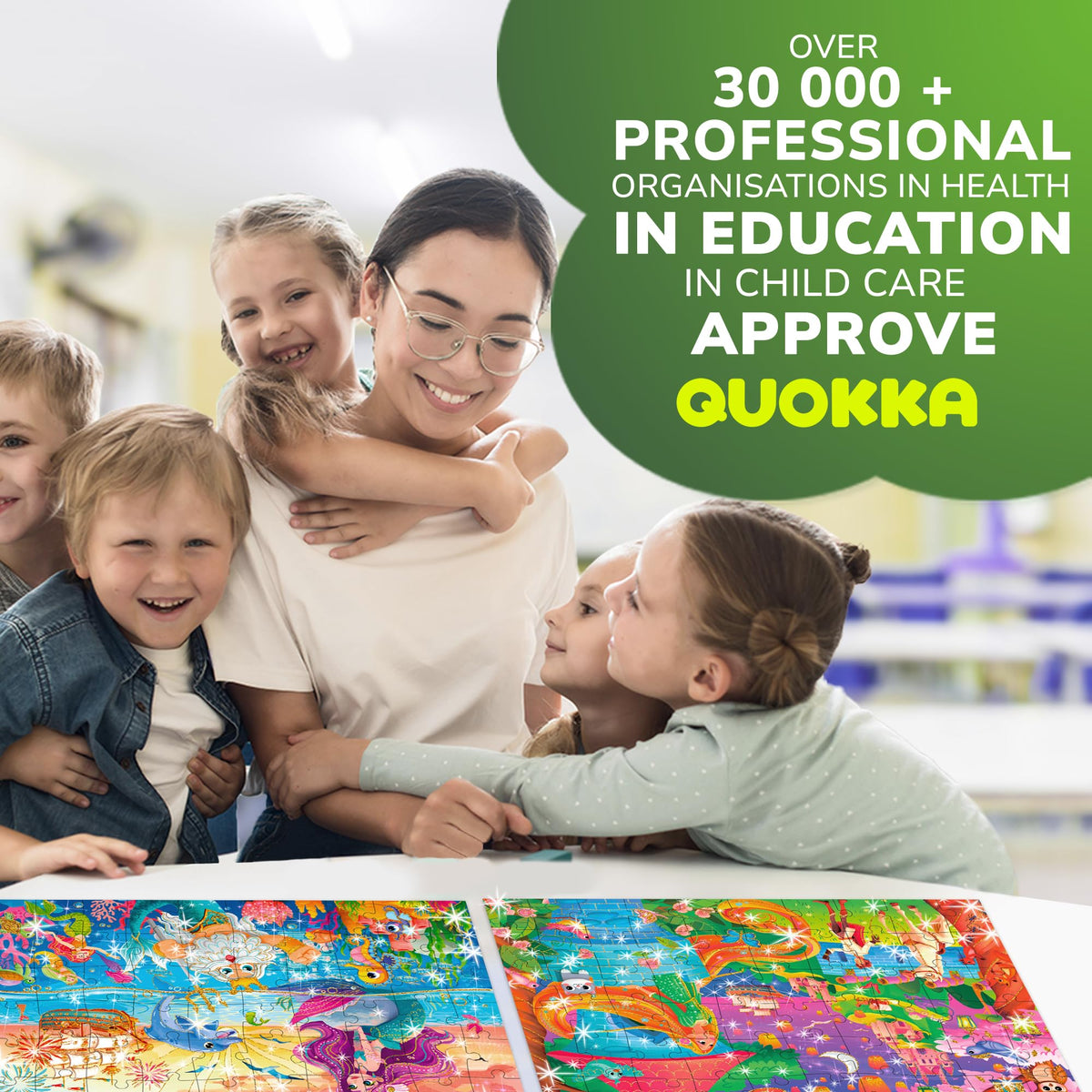 QUOKKA FSC-certified puzzle for eco-friendly kids' learning